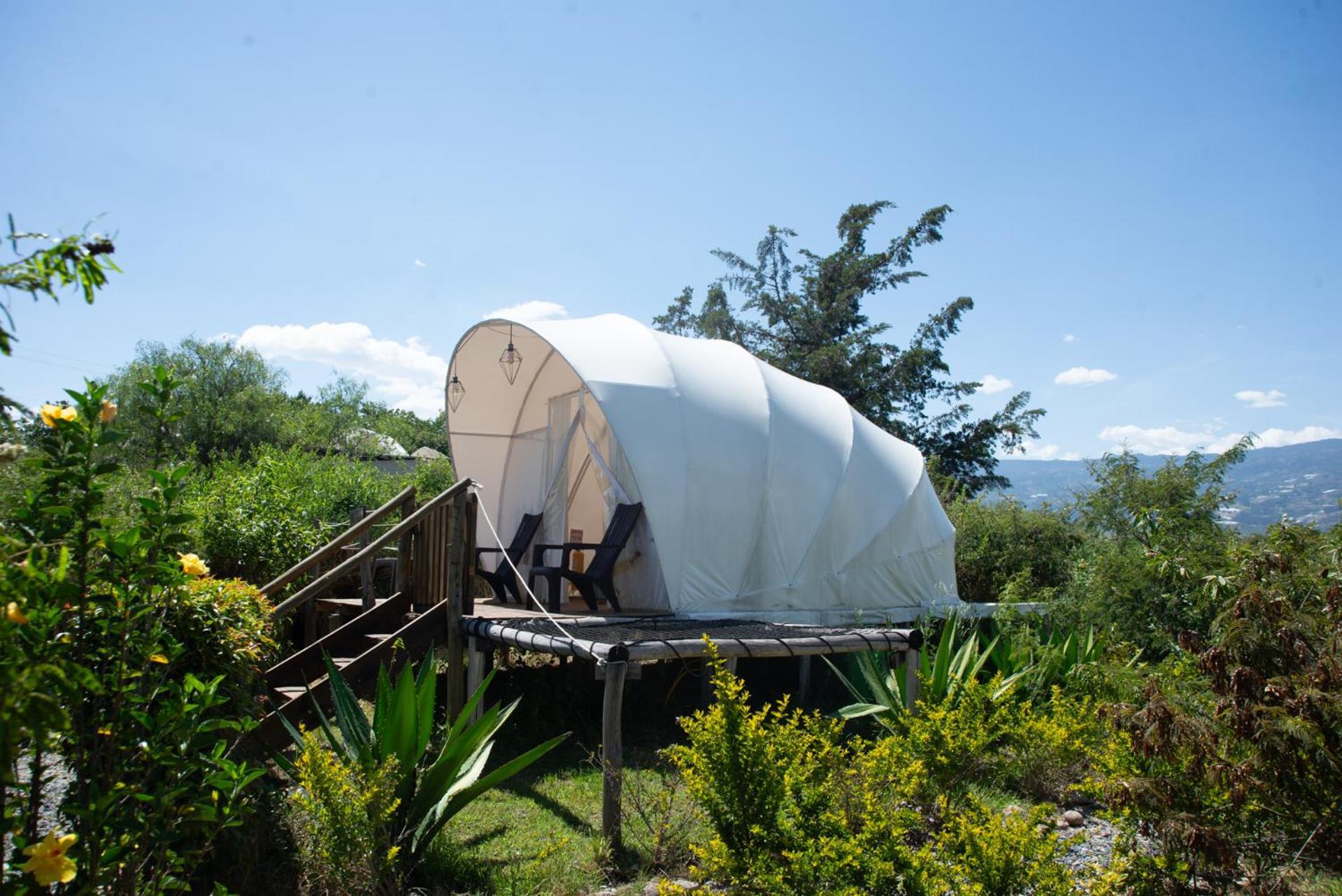 Origen Glamping En Вілья-де-Лейва Екстер'єр фото